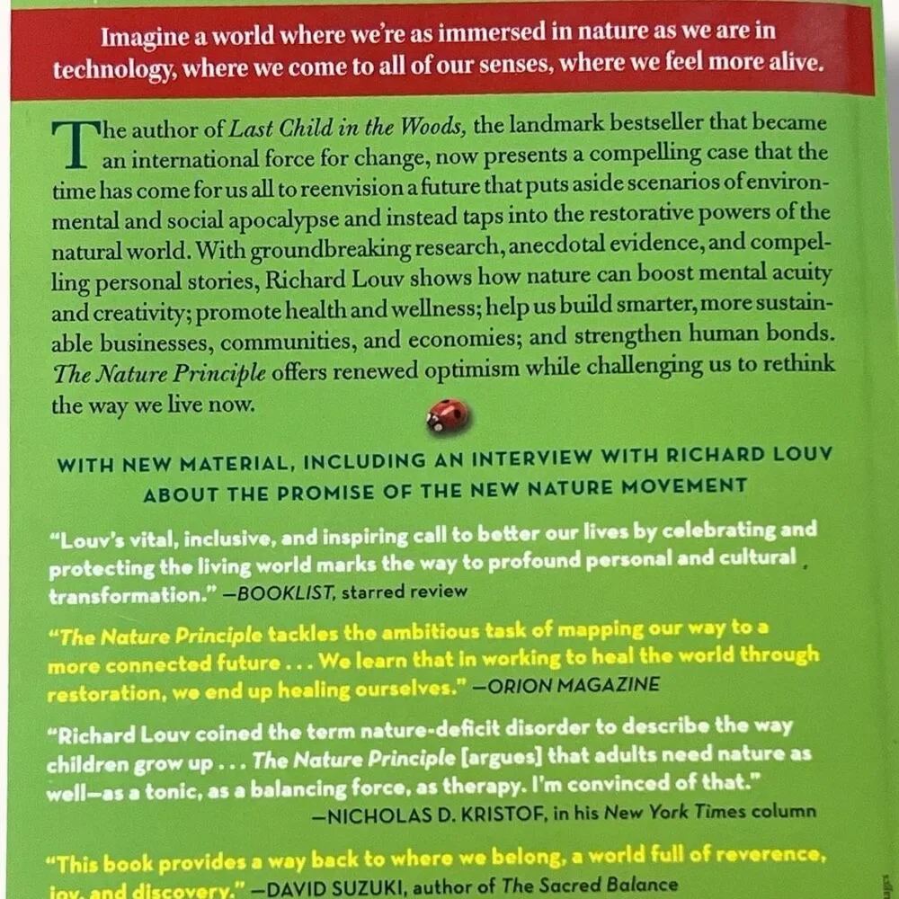 The Nature Principle Reconnecting with Life Paperback Richard Louv